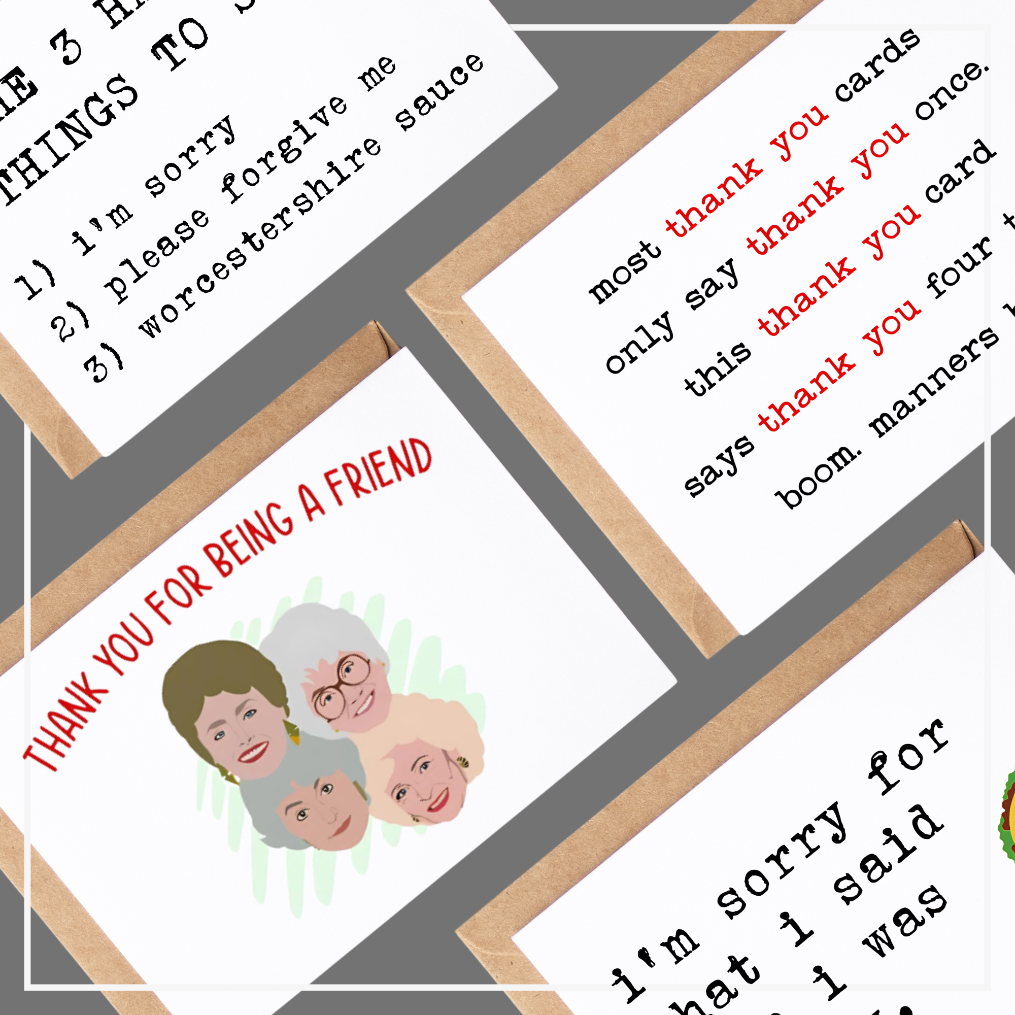 Thank You / Apologies