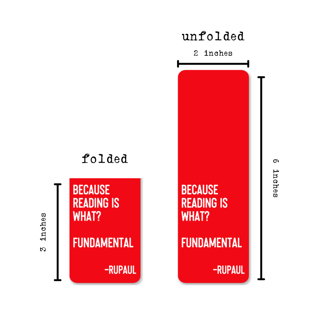 READING IS FUNDAMENTAL MAGNETIC BOOKMARK