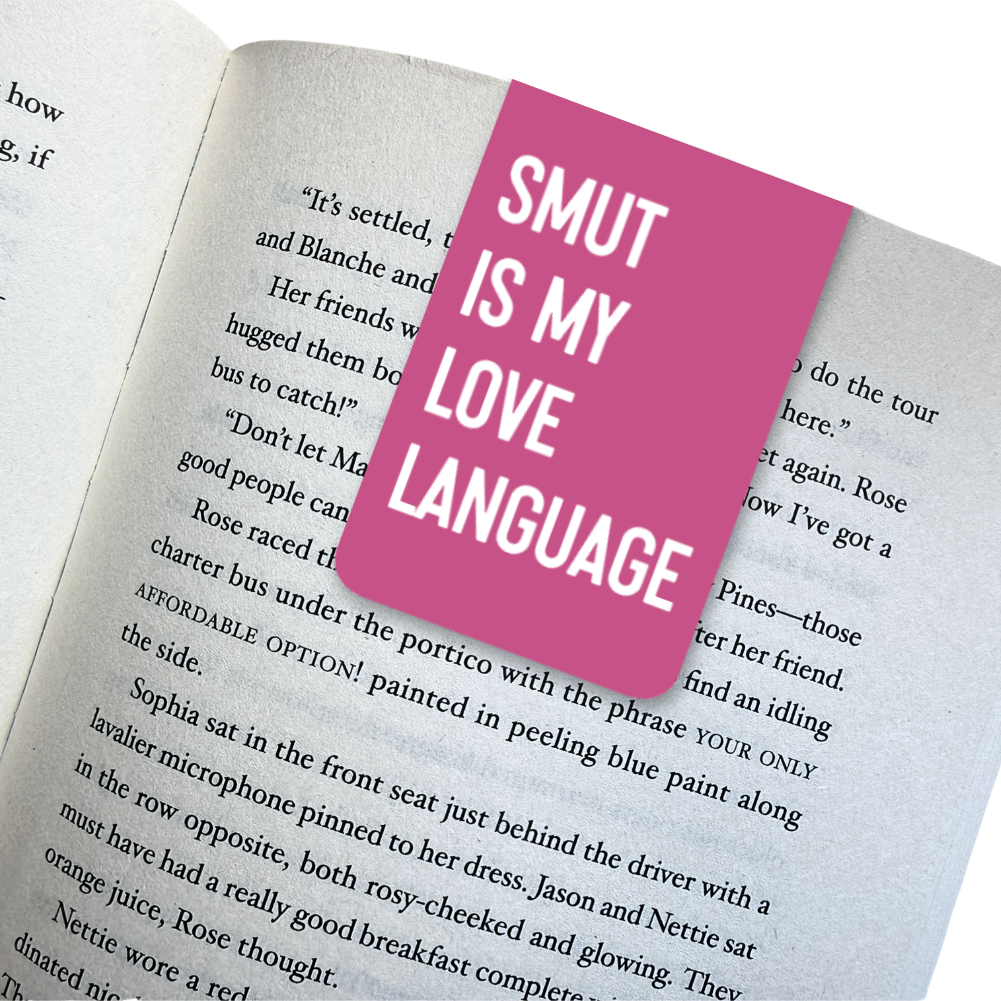 SMUT IS MY LOVE LANGUAGE MAGNETIC BOOKMARK