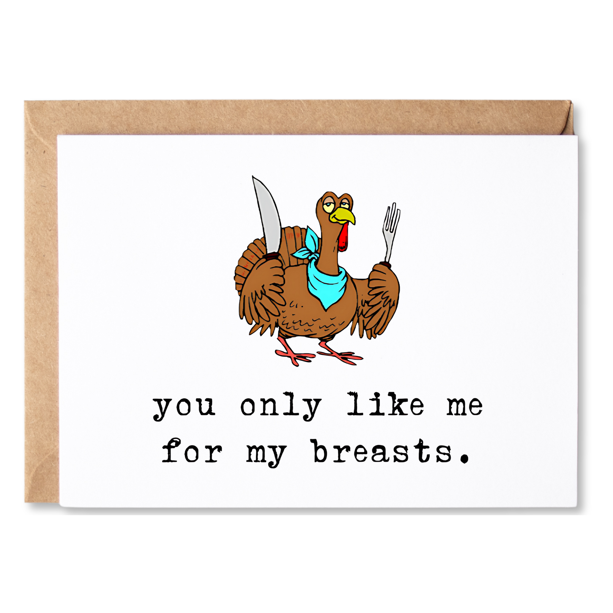 TURKEY BREASTS THANKSGIVING CARD