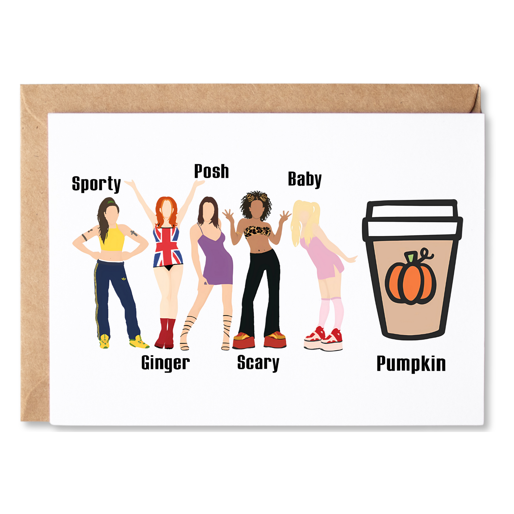 PUMPKIN SPICE GIRLS FALL CARD
