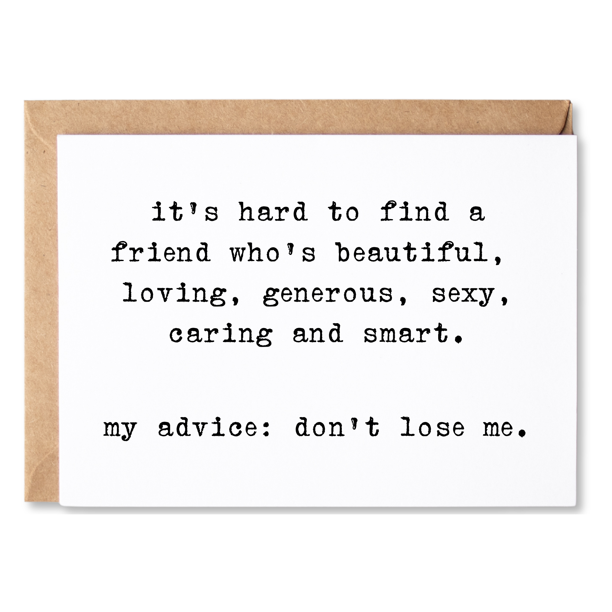 IT'S HARD TO FIND SUCH AN AMAZING FRIEND CARD