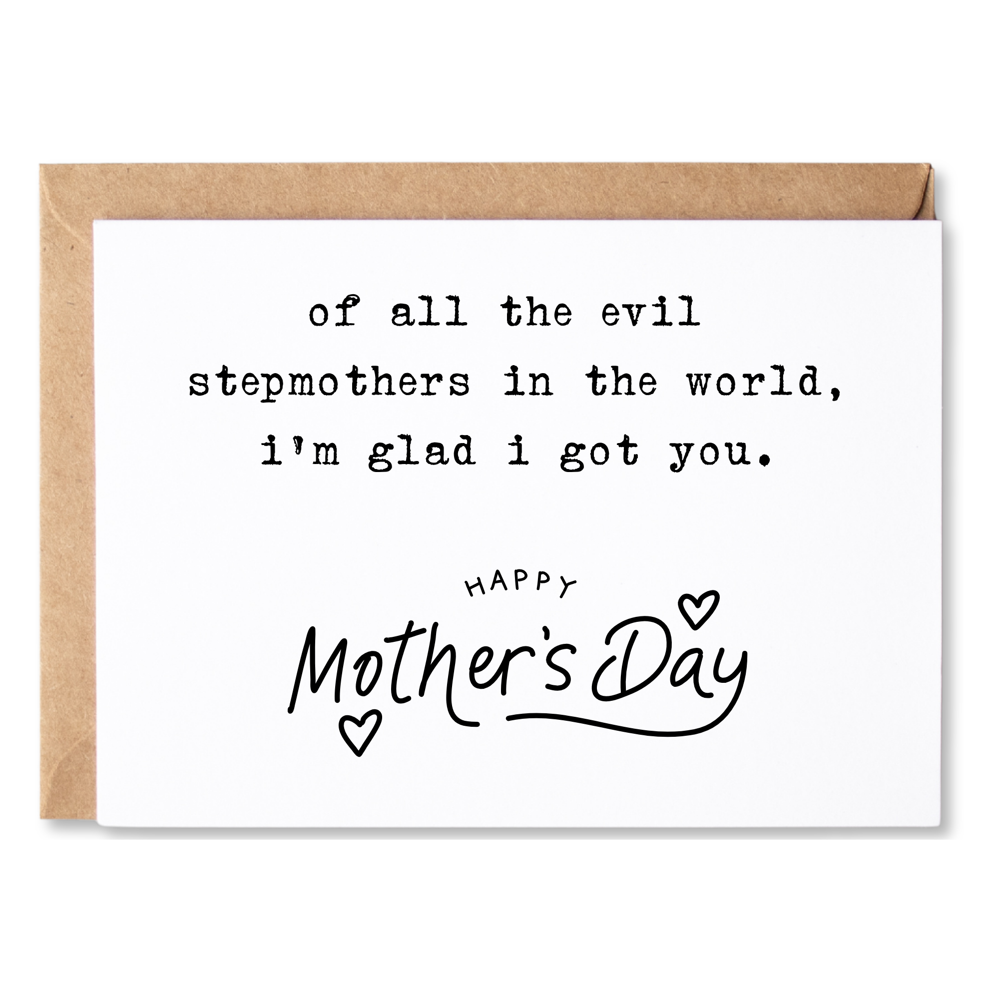 EVIL STEPMOTHER MOTHER'S DAY CARD