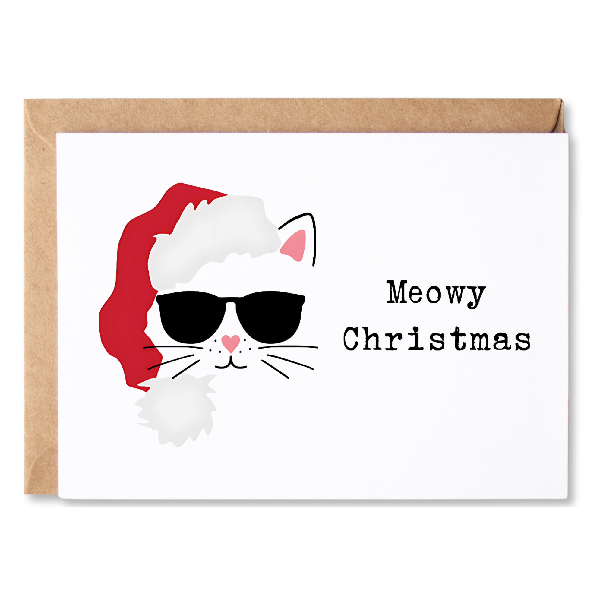 MEOWY CHRISTMAS CAT CARD