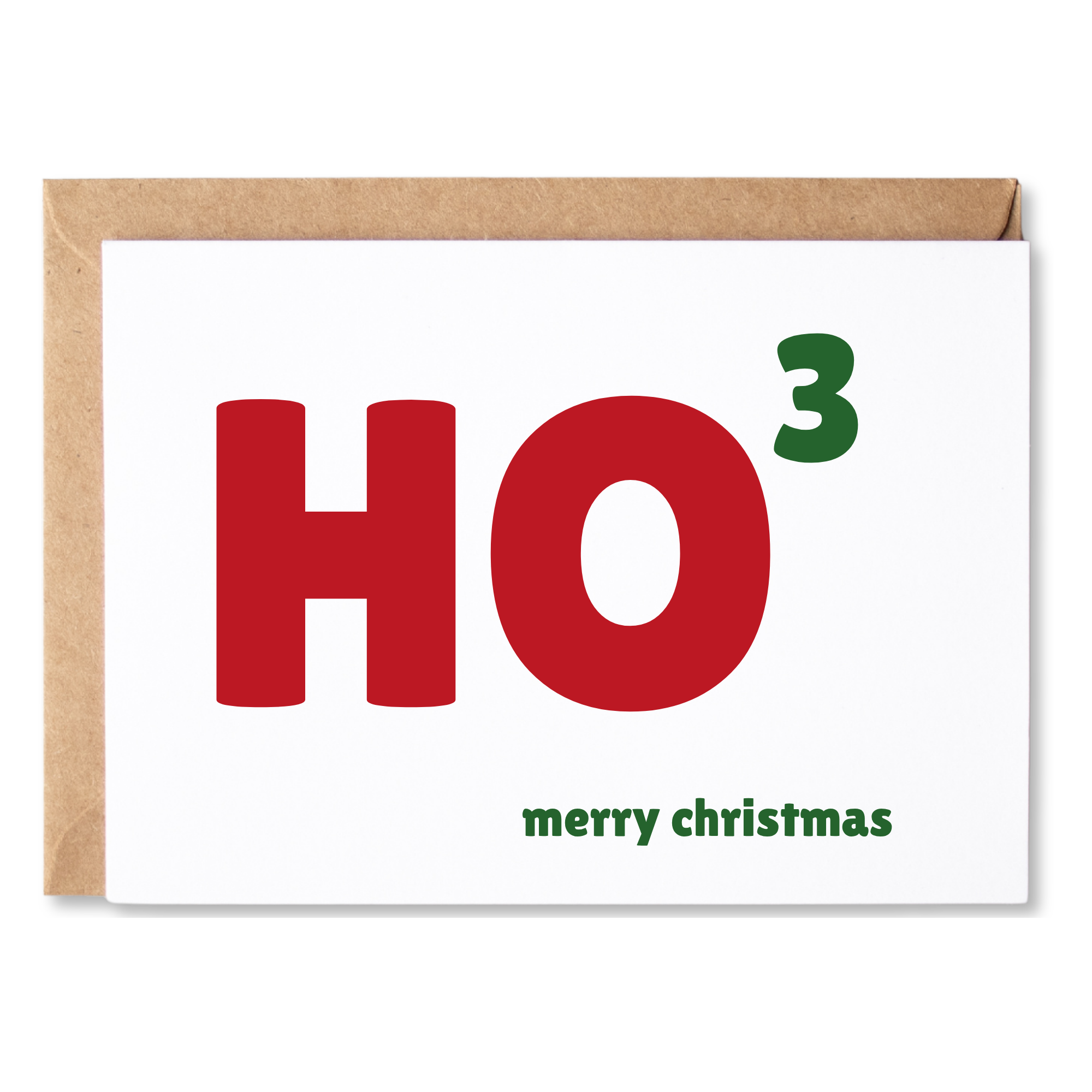 SANTA HO HO HO (HO-3) CHRISTMAS CARD