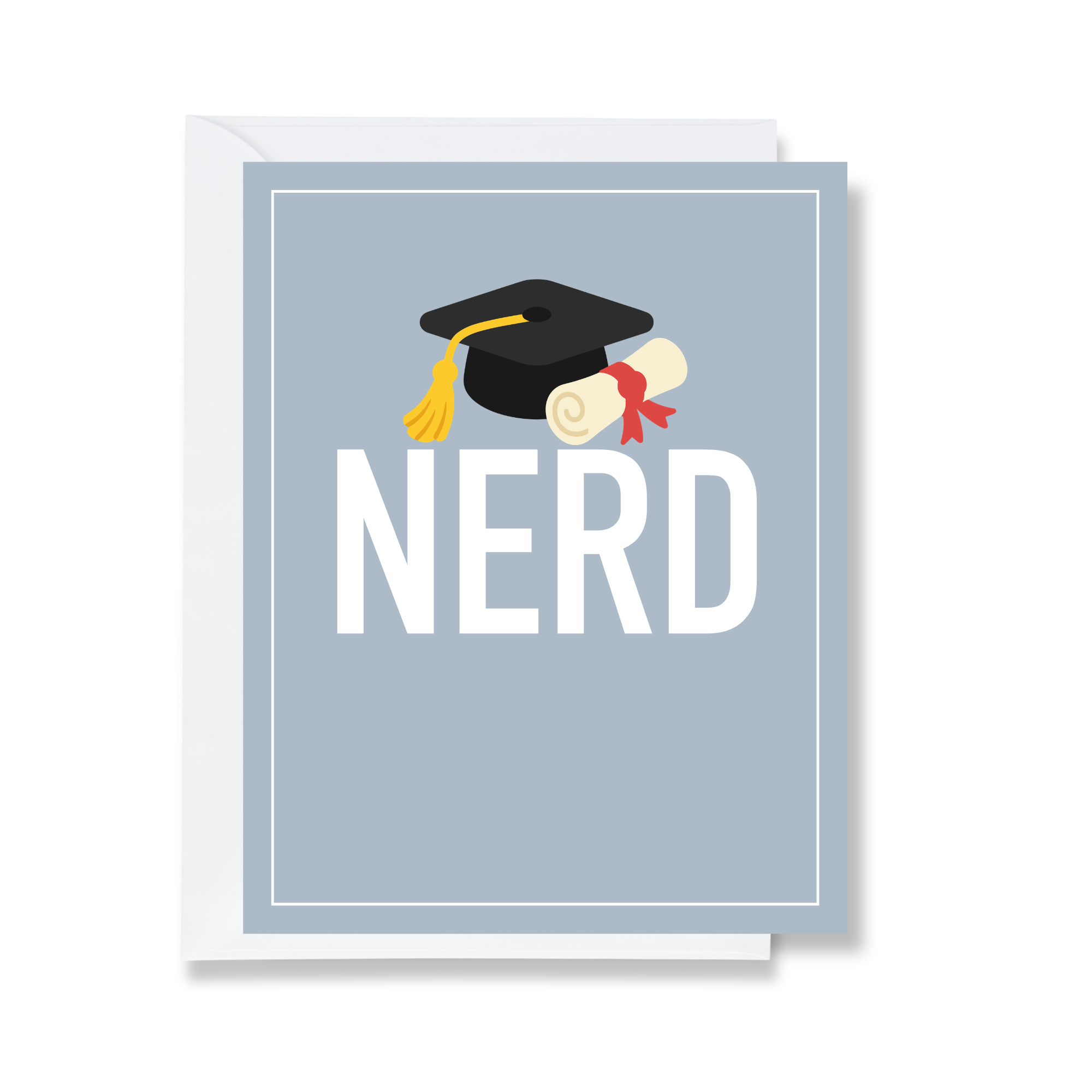 grad cards to companies Nerd Graduation Greeting Card – Ink & Attitude Stationery Company